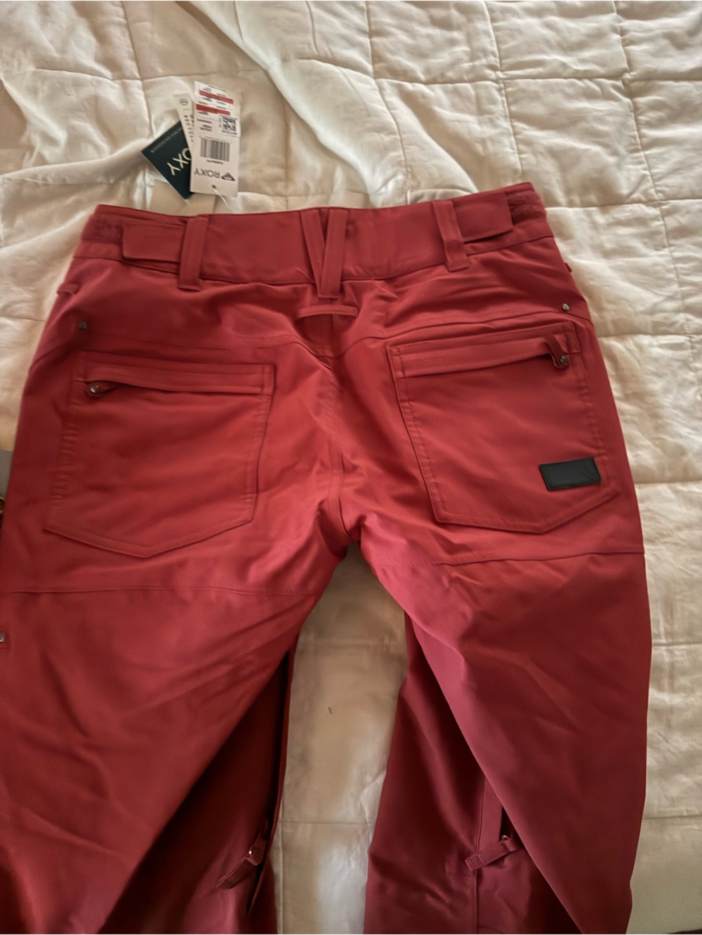 Roxy Women's Brick Red Cargo Snow Pants